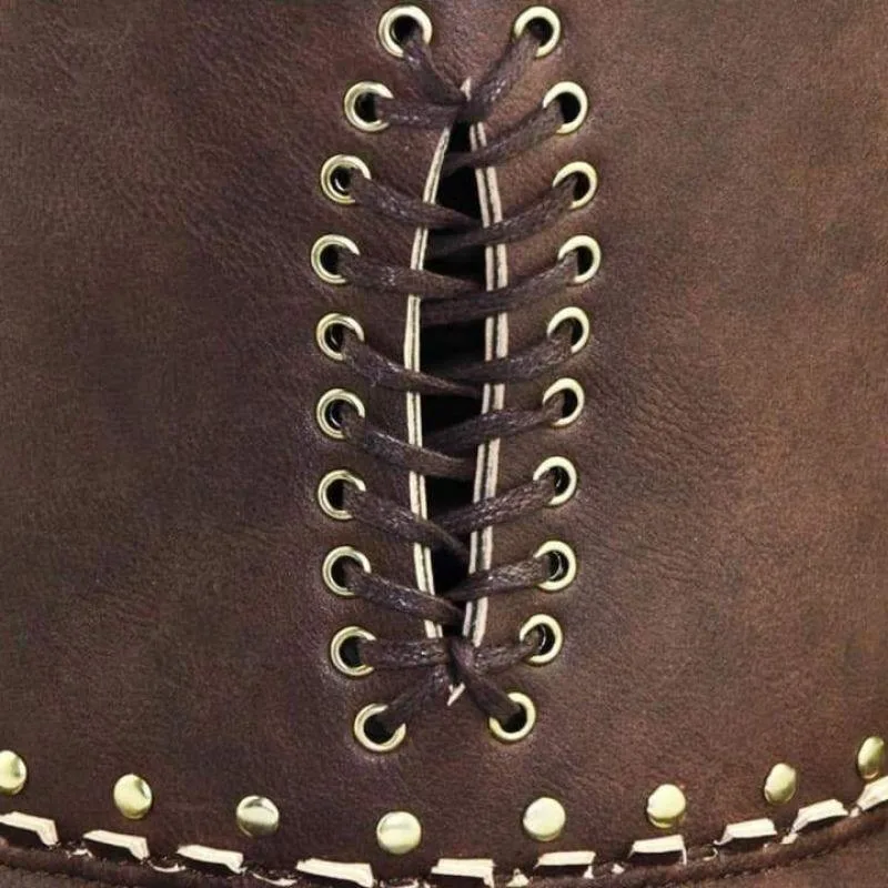 Vue 4 — Chapeau Steampunk en PU
