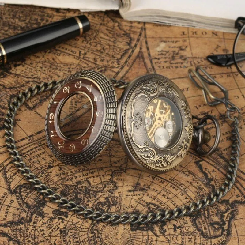 Vue 2 — Montre de Poche Vintage Steampunk