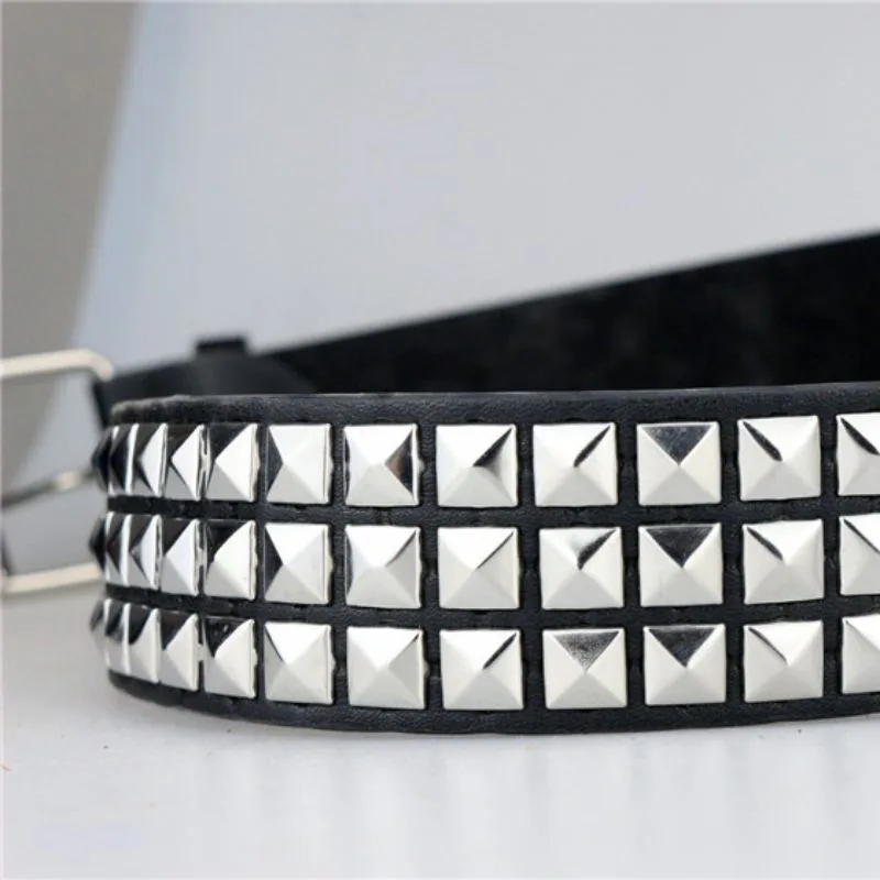 Vue 3 — Ceinture Cloutée Punk