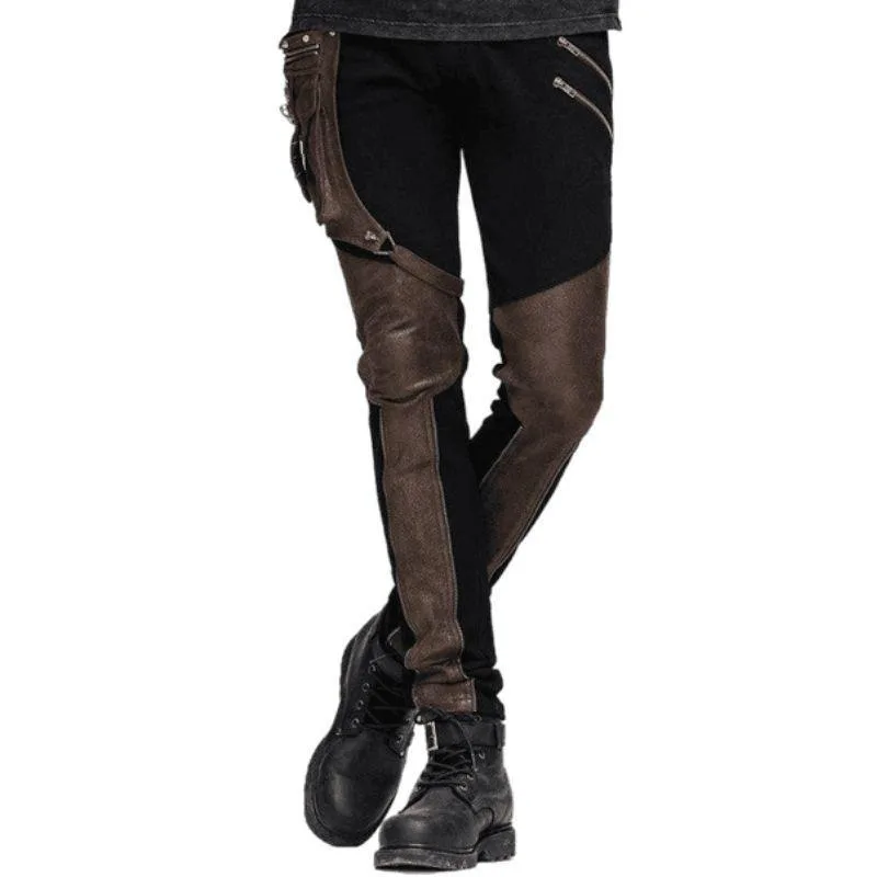 Vue 1 — Pantalon Steampunk Gothique Homme