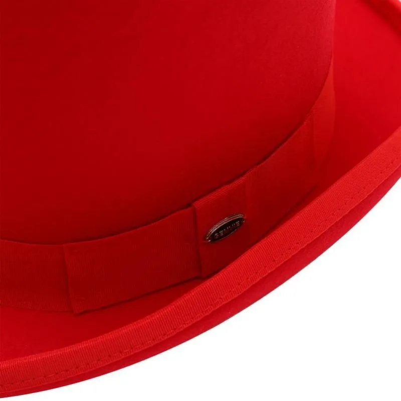Vue 3 — Chapeau Haut de Forme Rouge