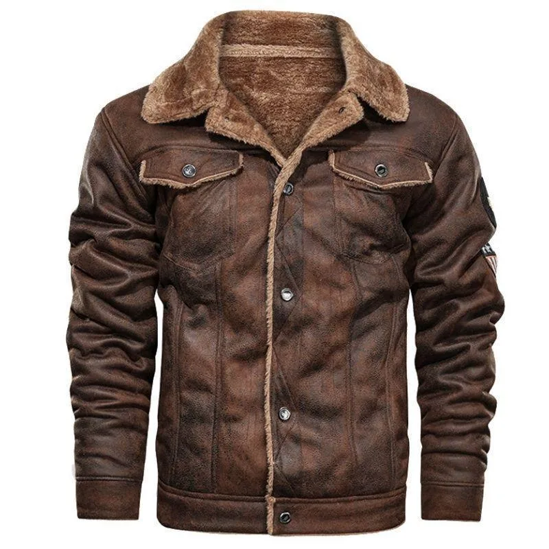 Vue 4 — Manteau Steampunk Vintage en PU