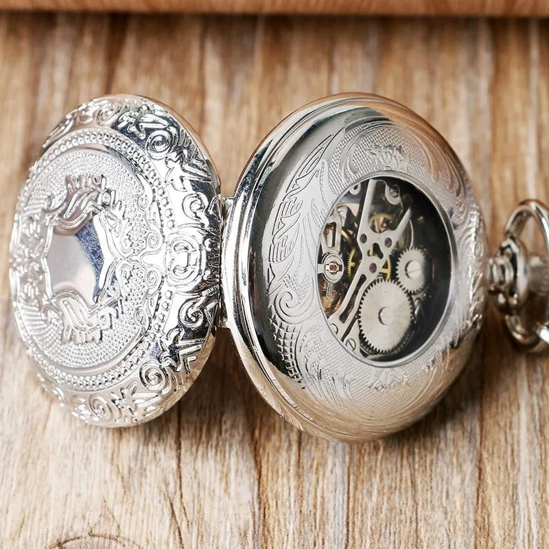 Vue 4 — Montre à Gousset Steampunk Full Hunter