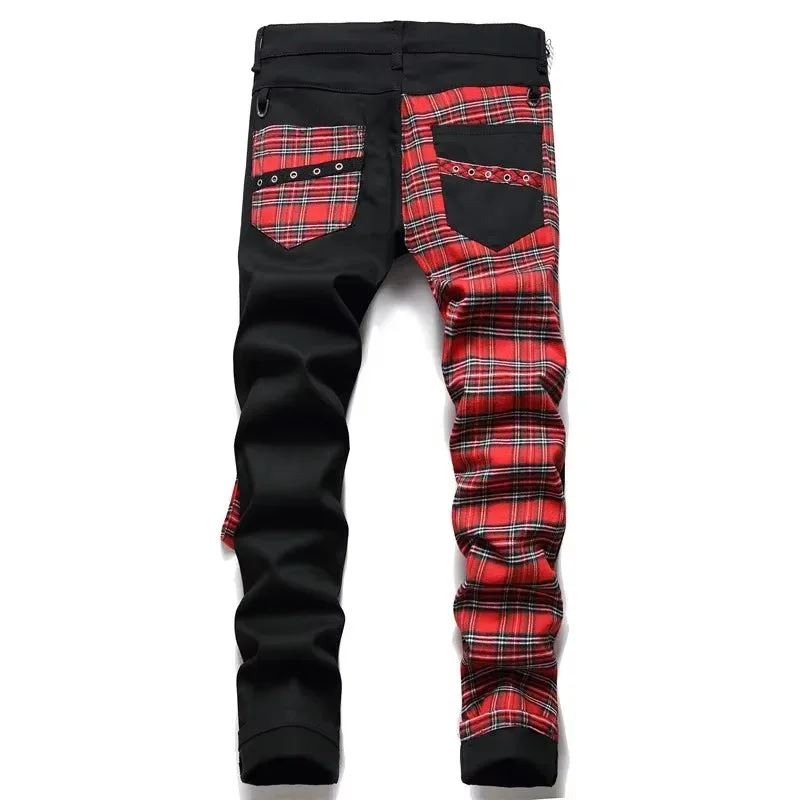 Vue 4 — Pantalon Écossais Gothique
