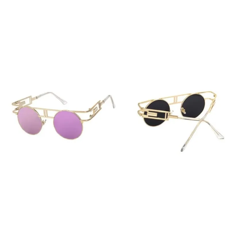 Vue 3 — Lunettes de Soleil Steampunk Barre Droite