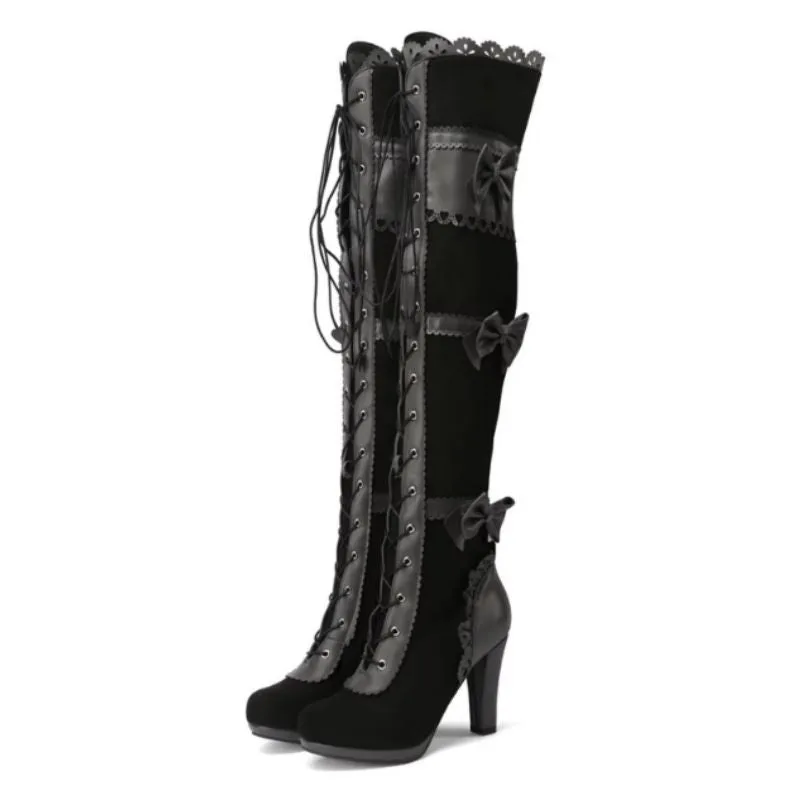 Bottes Steampunk Dentelle