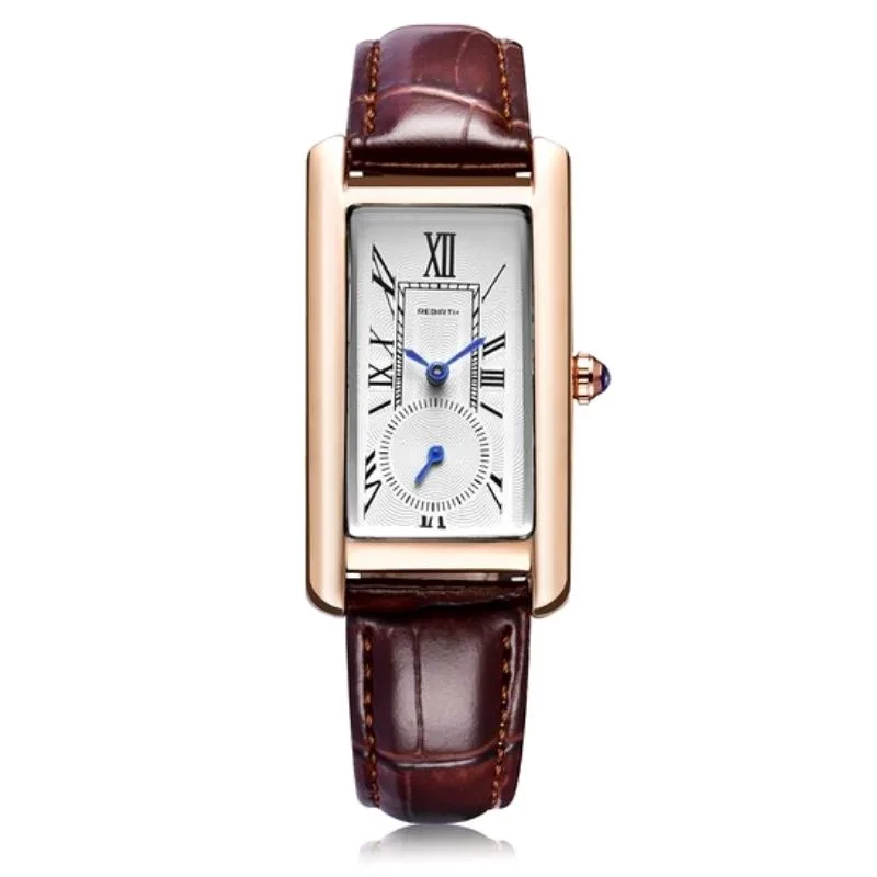Vue 6 — Montre Rectangulaire Femme Vintage