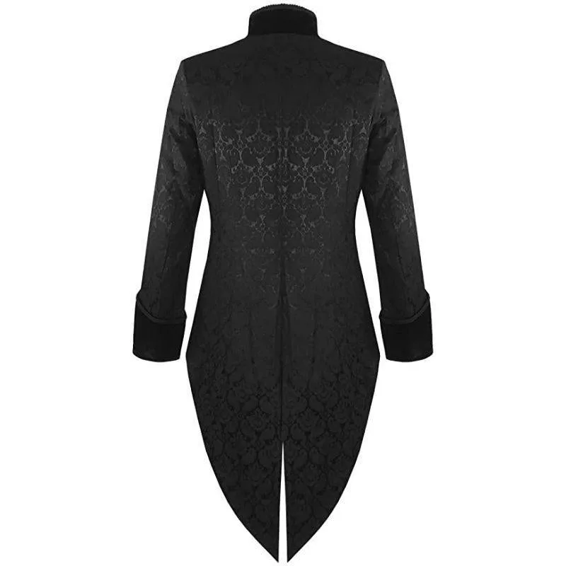 Vue 3 — Veste Steampunk Gothique en Queue de Pie
