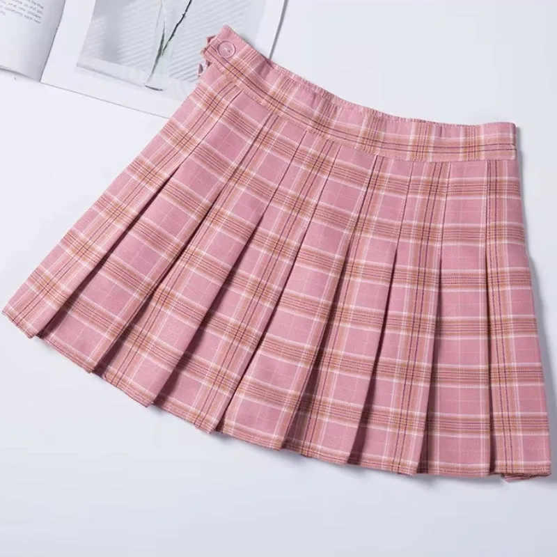 Vue 4 — Mini Jupe Plissée Taille Haute