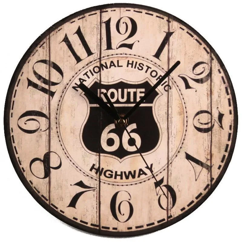 Vue 8 — Horloge Murale Vintage en Bois