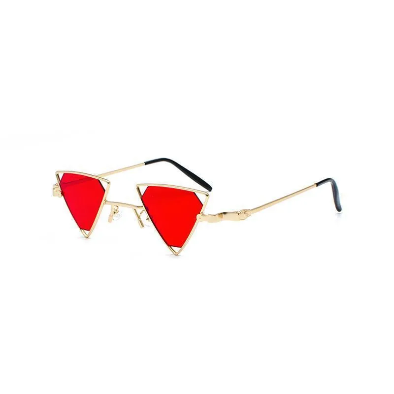 Vue 2 — Lunettes de Soleil Steampunk Triangulaires