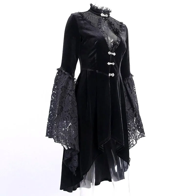 Vue 3 — Robe Victorienne Gothique