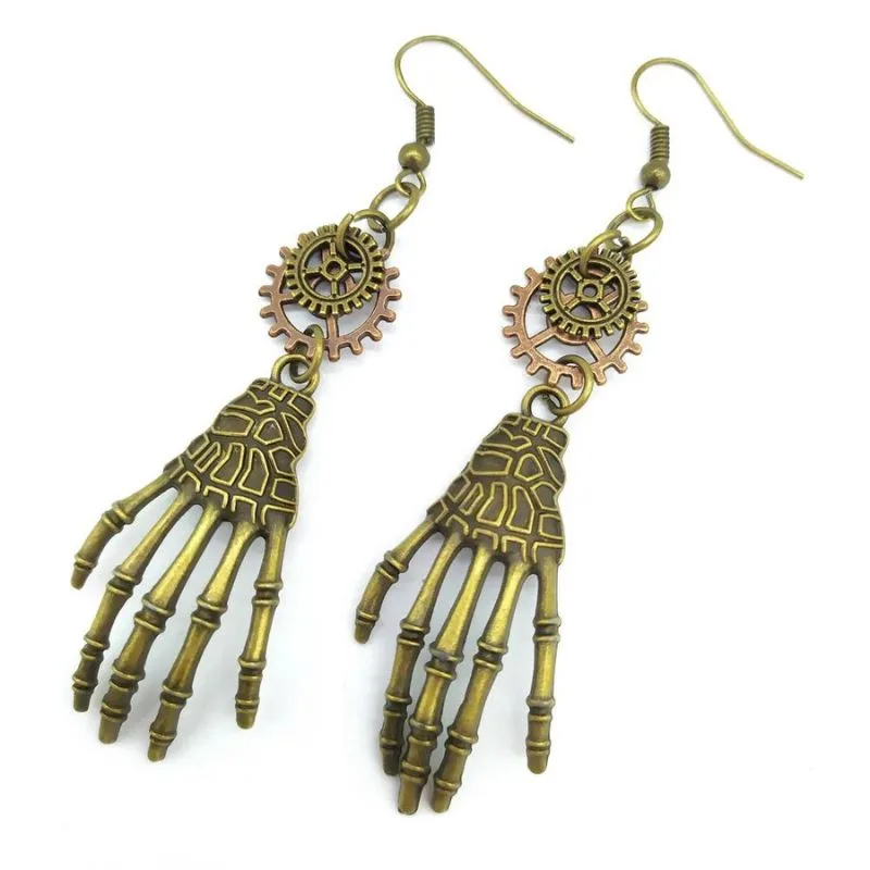 Vue 15 — Boucles d'Oreilles Pendantes Steampunk