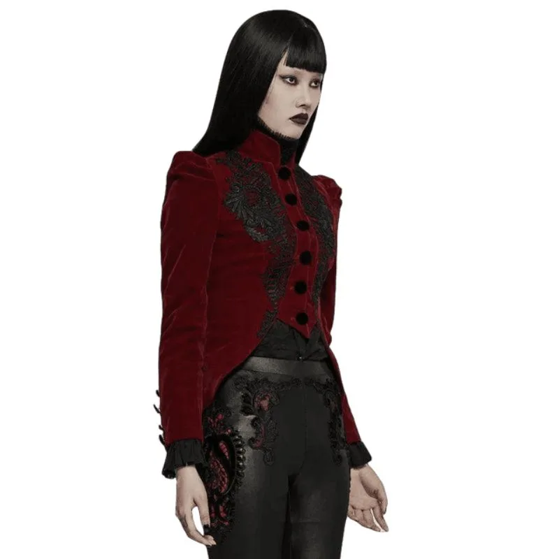Vue 3 — Veste Gothique Victorienne Femme