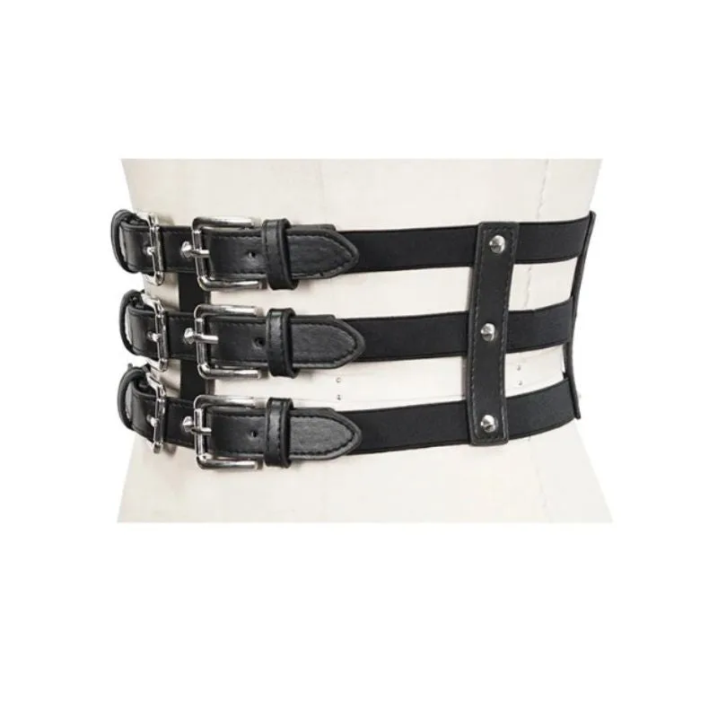 Vue 5 — Ceinture Serre Taille Femme Gothique