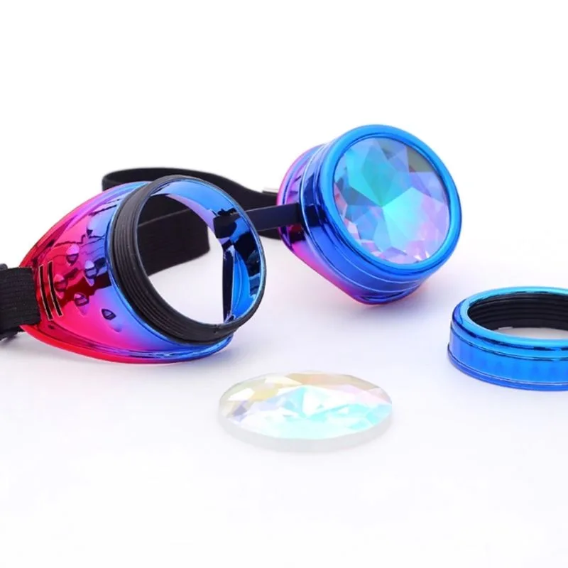Vue 4 — Lunettes Steampunk Kaleidoscope