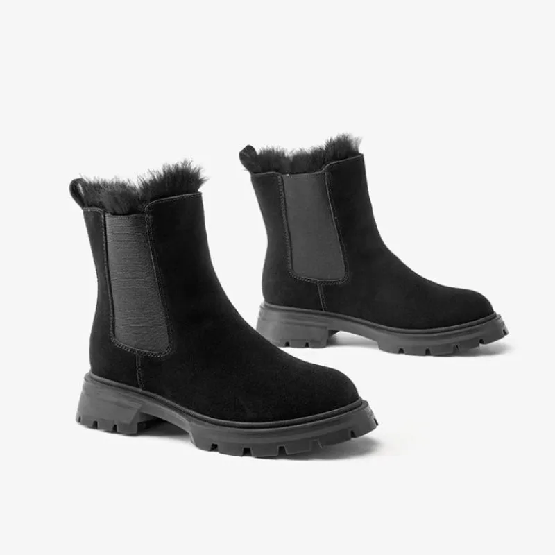 Vue 2 — Chelsea Boots Fourrées