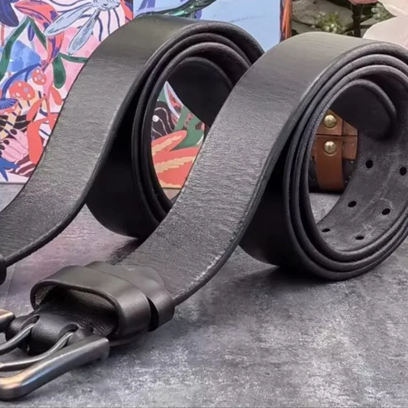 Vue 6 — Ceinture Double Ardillon pour Homme