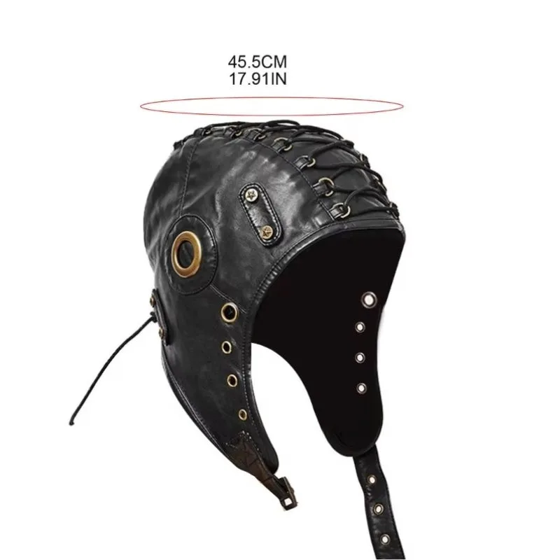Vue 3 — Chapeau Steampunk Aviateur