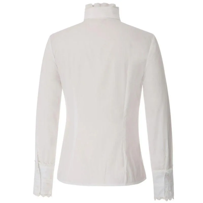 Vue 4 — Chemisier Col Victorien Femme