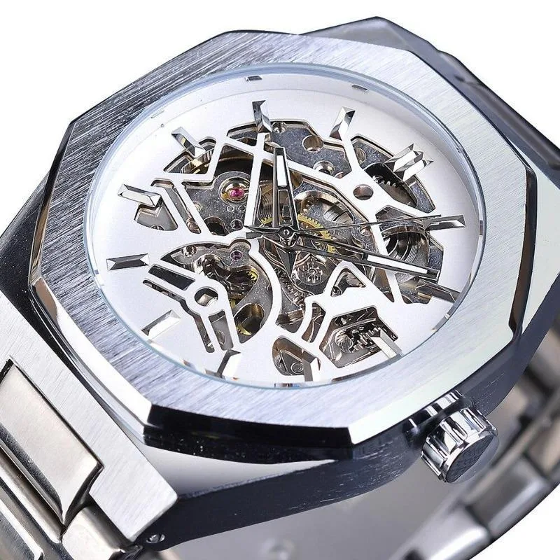 Vue 3 — Montre Steampunk Cadran Hexagonal