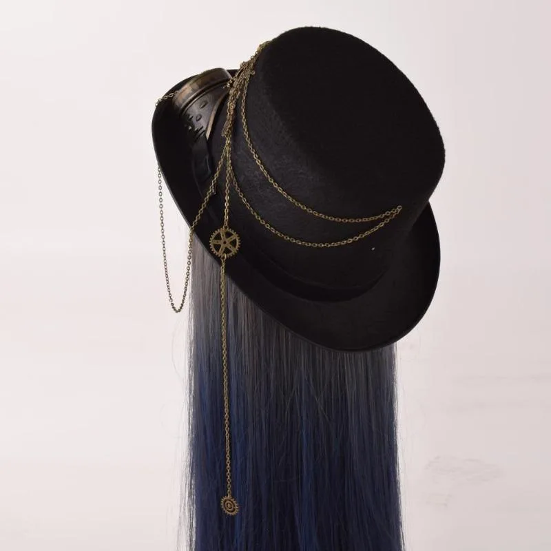 Vue 6 — Chapeau Steampunk Avec Chaîne