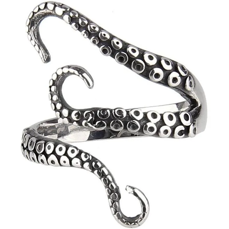 Bague Steampunk Kraken