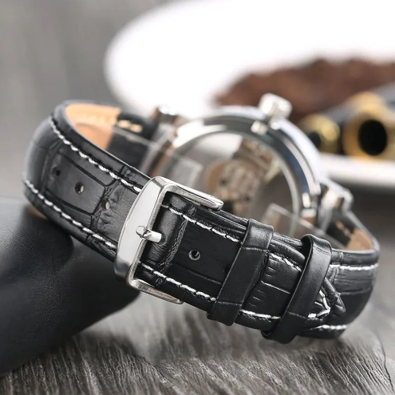 Vue 9 — Montre Homme Squelette Transparent