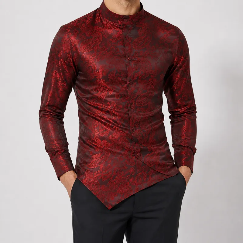 Vue 2 — Chemise Asymétrique Homme