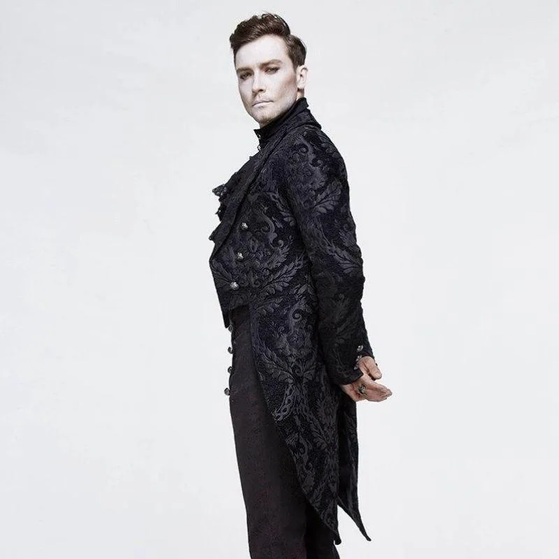 Vue 2 — Veste Steampunk Gothique Noire