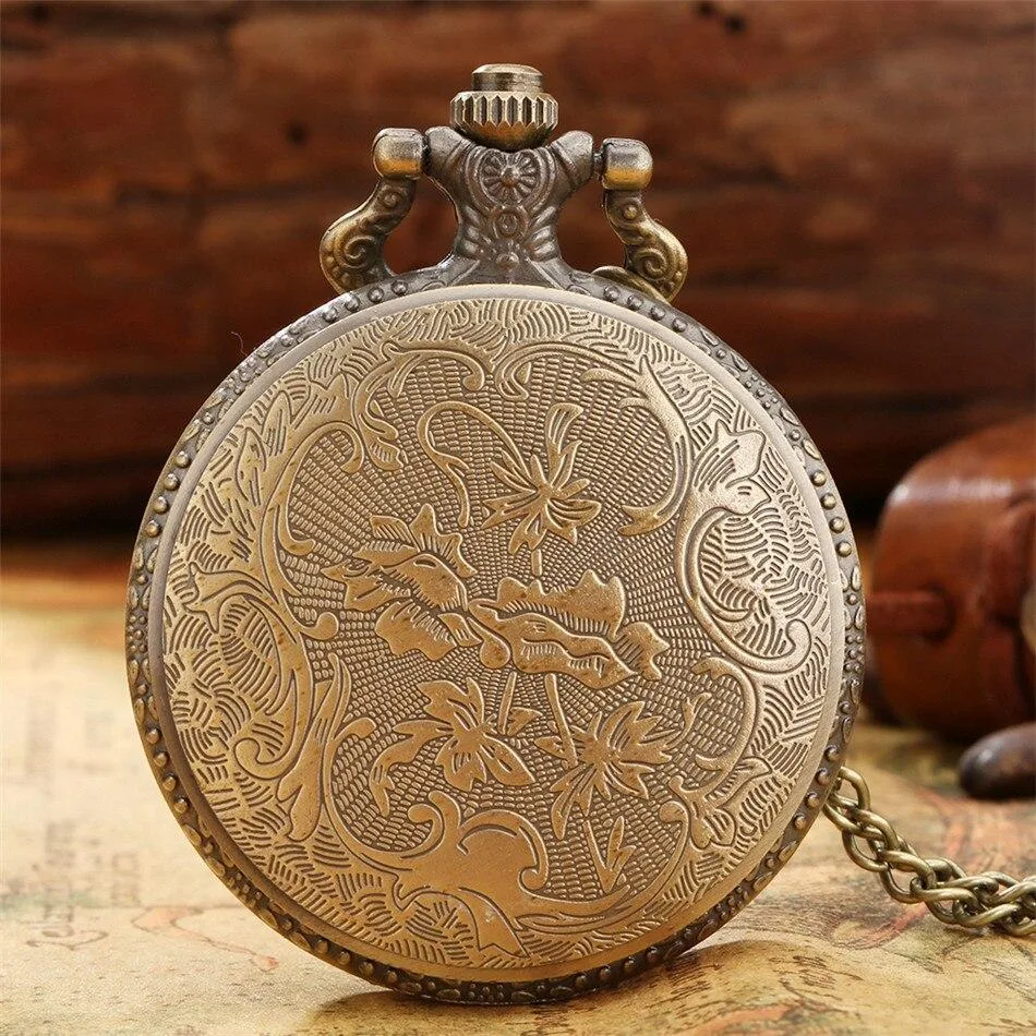 Vue 5 — Montre à Gousset Hiboux Steampunk