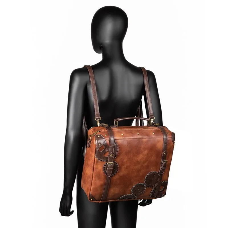 Vue 4 — Sac Steampunk en Simili / PU