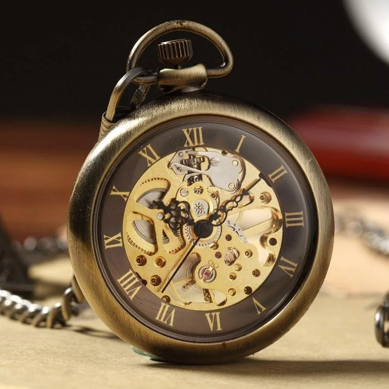 Vue 3 — Montre Gousset Bronze