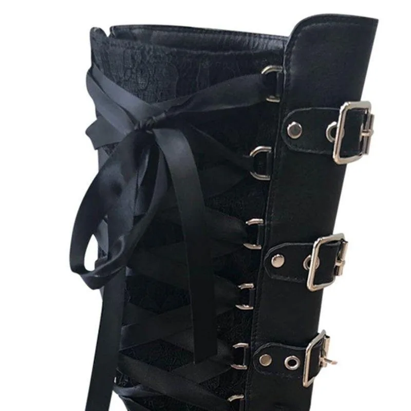 Vue 4 — Bottes Steampunk Gothique