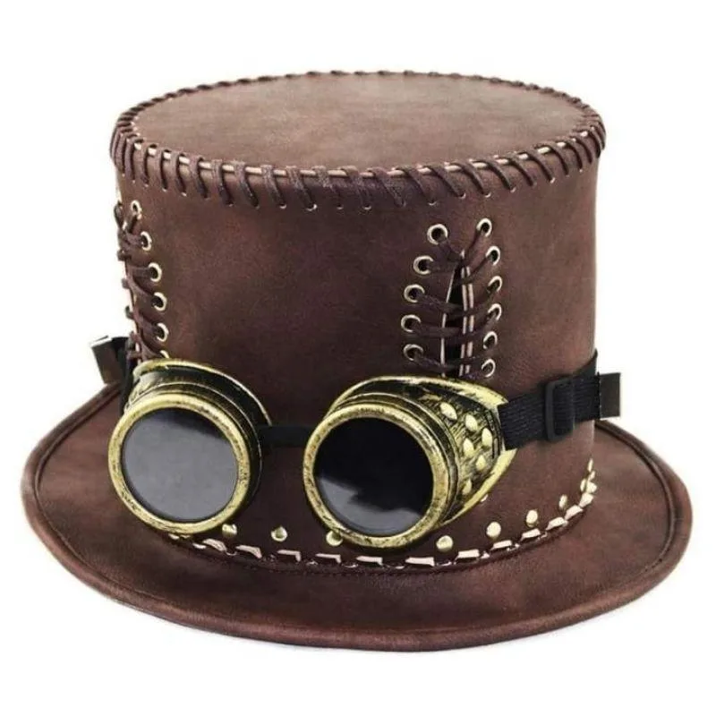 Chapeau Steampunk en PU Chapeau Steampunk en PU