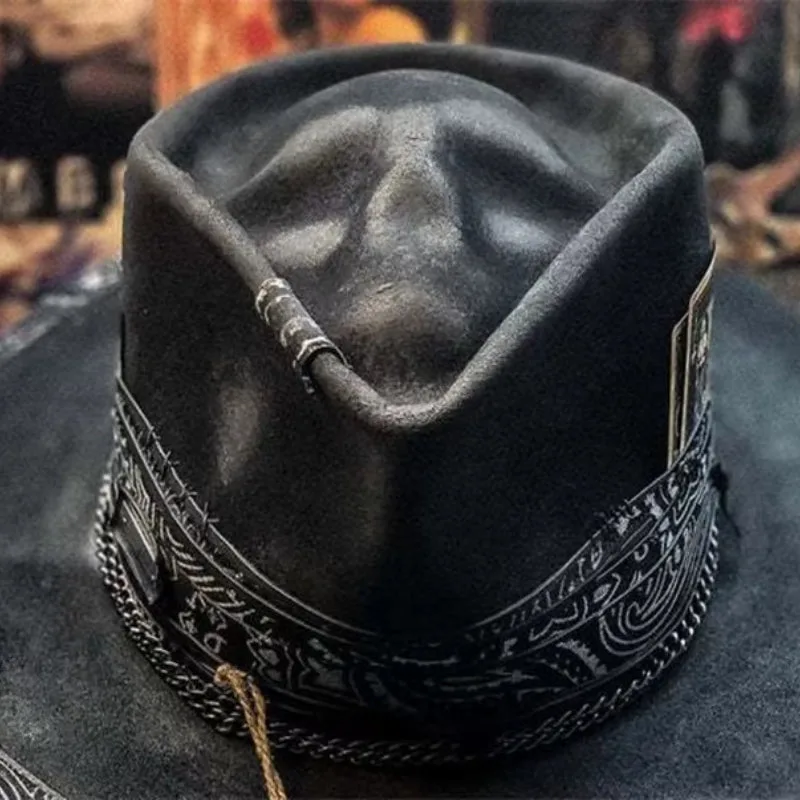 Vue 7 — Chapeau de Cowboy Steampunk