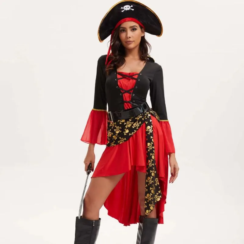 Vue 2 — Déguisement Steampunk Pirate Femme