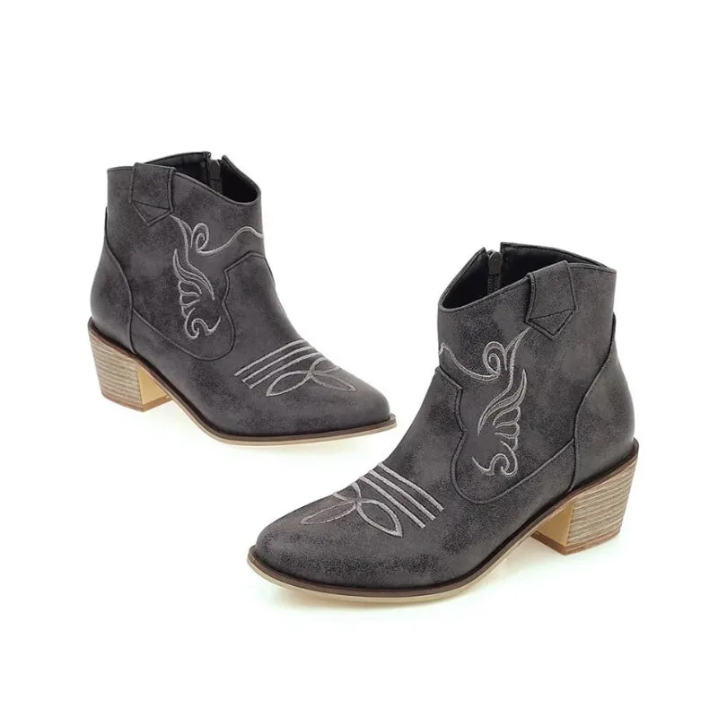 Vue 6 — Bottines Western Femme