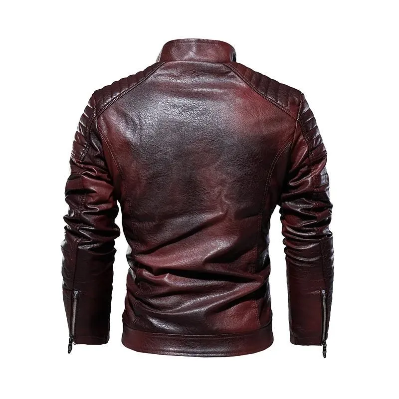 Vue 4 — Blouson Motard Simili PU