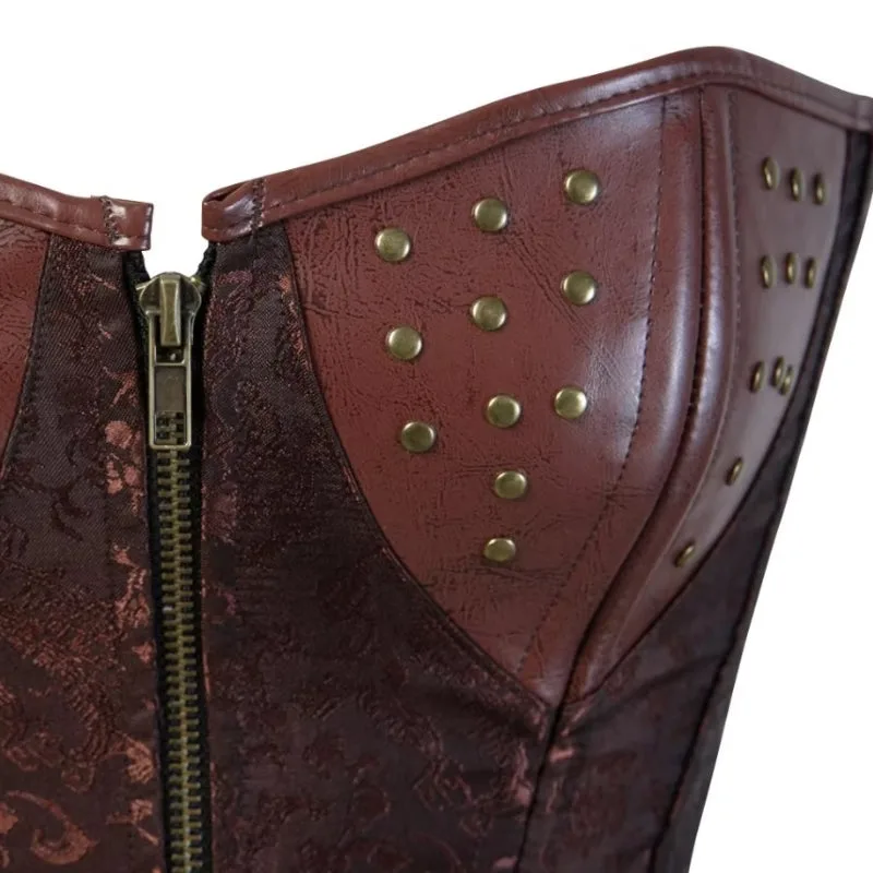 Vue 4 — Corset Bustier Steampunk