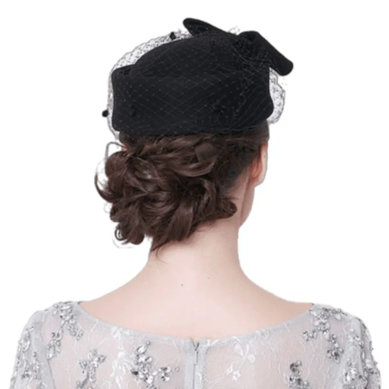 Vue 5 — Chapeau Steampunk à Voilette