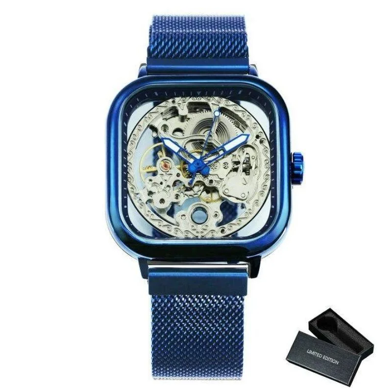 Vue 11 — Montre Steampunk Mécanisme Apparent