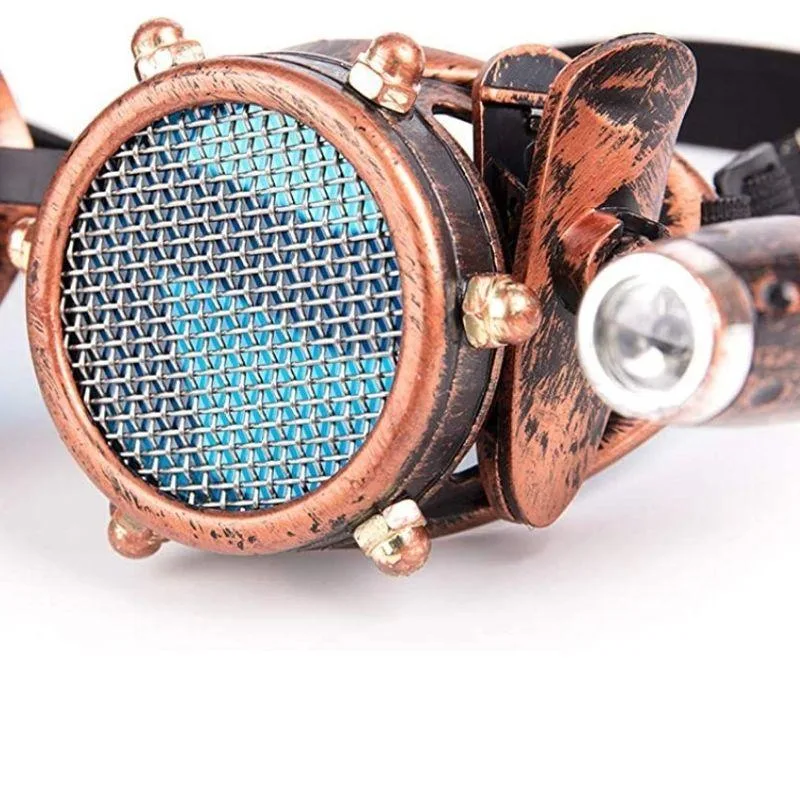 Vue 5 — Lunettes Steampunk Cuivre