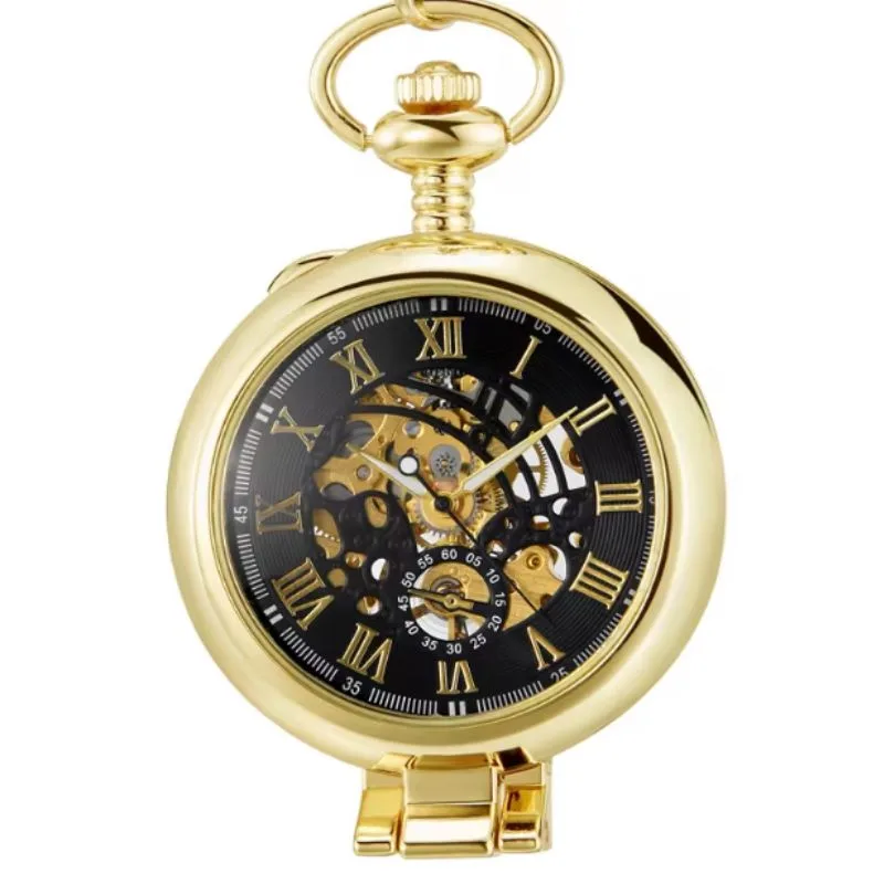 Vue 4 — Montre de Poche Steampunk Mécanique