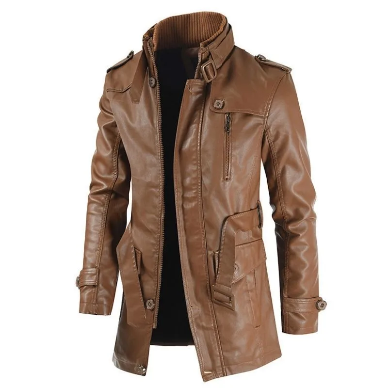 Vue 1 — Veste Steampunk Homme en PU