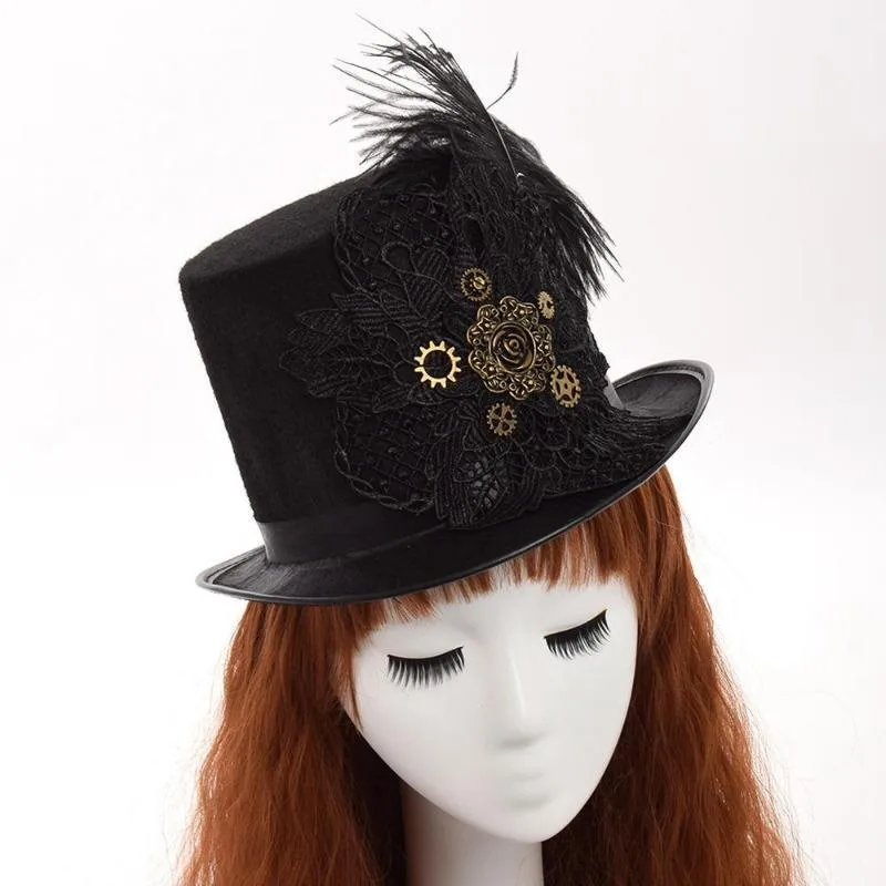 Vue 2 — Chapeau Steampunk Victorien
