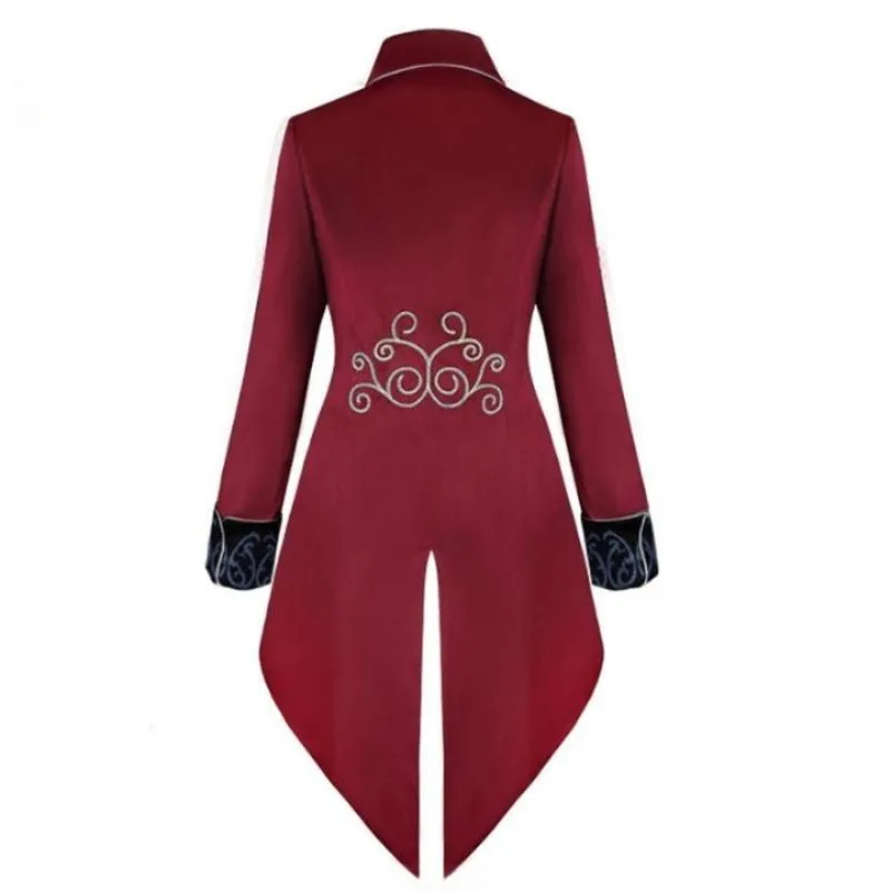 Vue 3 — Veste Steampunk Gothique Redingote
