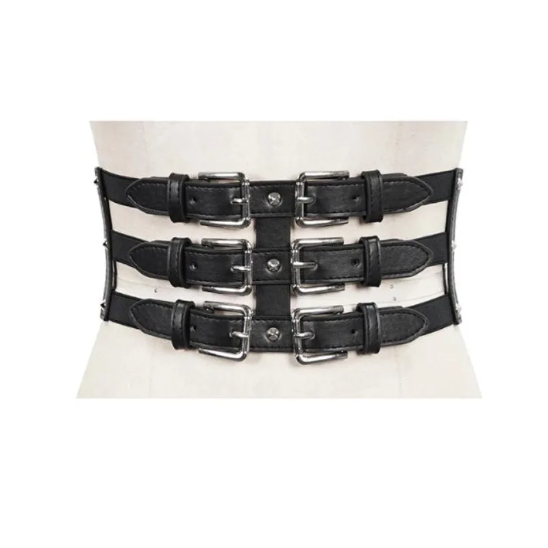 Vue 3 — Ceinture Serre Taille Femme Gothique
