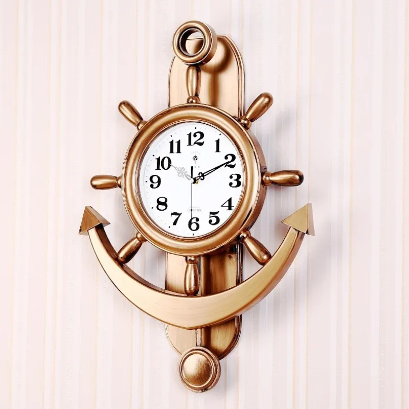 Vue 7 — Horloge Steampunk Gouvernail