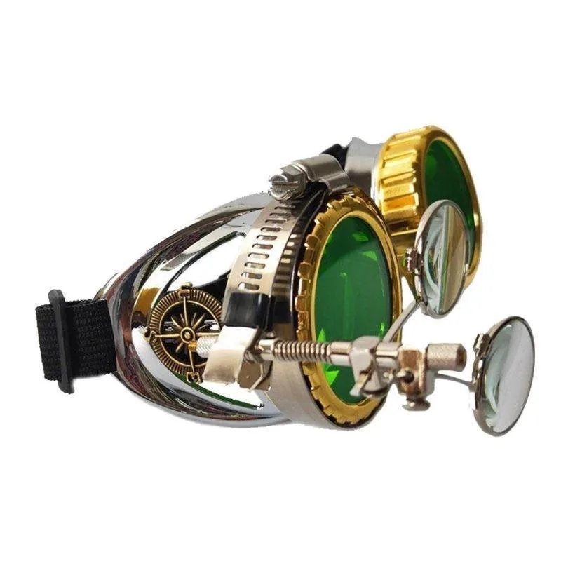 Vue 1 — Lunettes Steampunk Rétro Futuriste